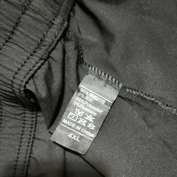 Men's Black Jogger Pants - Picture 2 of 3